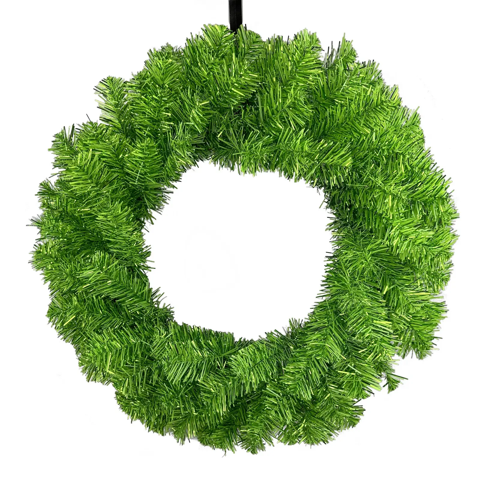 Green Tinsel Wreath