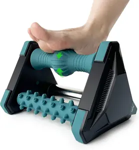 DRwiik Foot Massager for Circulation and Pain Relief, Reflexology Massage Tools with Ice Pack, Foot Roller for Neuropathy Pain Relief, Foot Health, Green