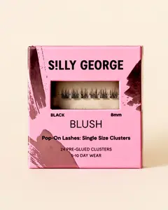 Blush | Pop-On Lashes: Single Size Clusters