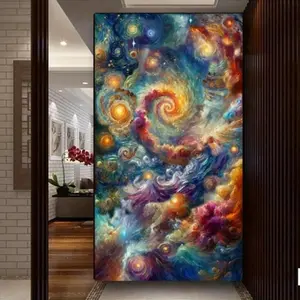 Starry Night Pattern DIY Diamond Arts Colorful Painting Kit without Frame, DIY 5D Diamond Arts Colorful Painting Kit, Wall Art Decor for Home, Diamond Painting Kits