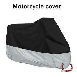 Electric Bike Cover, Motorcycle Rainproof Sunshade Snow Ice Protection, Durable Waterproof Motorbike Outerwear, Essential Riding Gear, Protective Gear