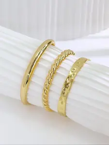 Women's Elegant Twist Design Bangle Bracelets, Exquisite Trendy Open Bangle Bracelets, Fashionable Vintage Jewelry for Women & Girls for Daily & Party Decor