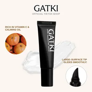 Fall Winter Skin Preps | GATKI LIP DEW Moisturizing Lip Balm with Peptide Unscented for Sensitive & Chapped Lips |  Lightweight Gel With Vitamin C For Long-lasting All Day Comfort | Natural Glow Oil Moisture