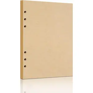 A5 Refill Paper, Unlined Blank  Paper,100GSM Thick Refillable Paper 6 Hole Filler Inserts Loose Leaf Paper,for A5 6 Ring Binder,80 Sheets (160 Pages)(-Blank-A5)