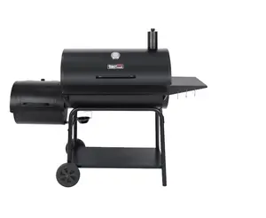 Royal Gourmet 1200 Sq. In. for Large Event Gathering 33.07-in W Black Barrel Charcoal Grill
