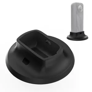 For Insta360 X5 PULUZ Silicone Dock Desktop Adhesive Base Bracket (Black)