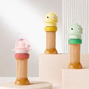 Universal 2-in-1 Dinosaur Bottle Cap with Straw – Dual Size 28/35mm, Spill-Proof Cute Drinking Lid for Water & Soda Bottles, Ideal for Makeup, Gym & Outdoor