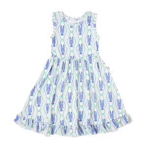 Cari TANK TWIRL DRESS Girls Lobster Casual Dress