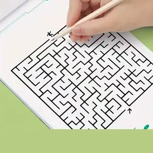 Maze Game Book for Focus Training, Interactive Learning Tool, Early Education Toy for Kids, Perfect Gift for Back-To-School Season