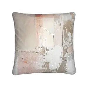White Abstract Glam Sm Toss Pillow