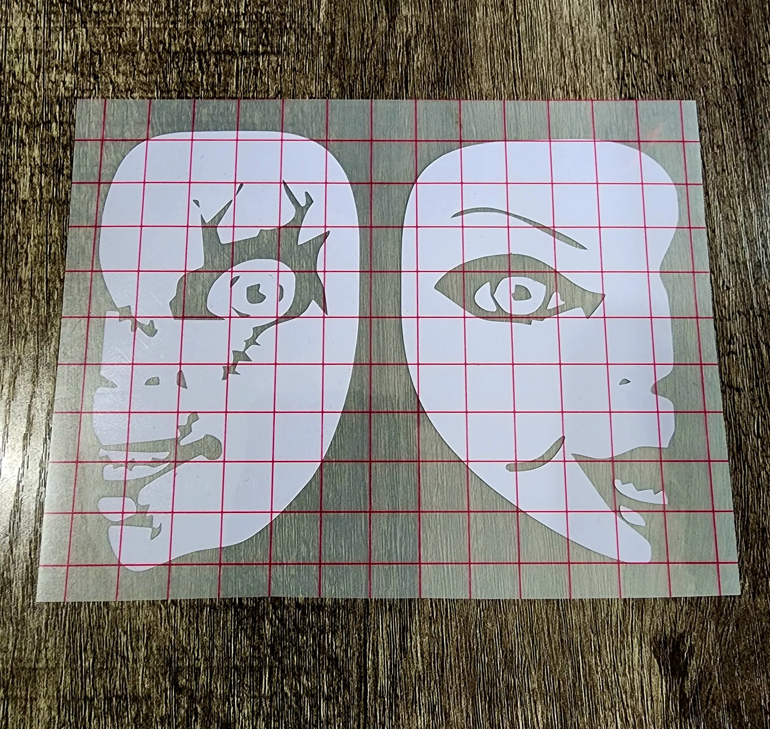 Chucky and Tiffany Child's Play Bride of Chucky Curse of Chucky Vinyl Car Decal Sticker Handmade in USA Premium Outdoor Vinyl Water & UV Resistant Easy Application Decal