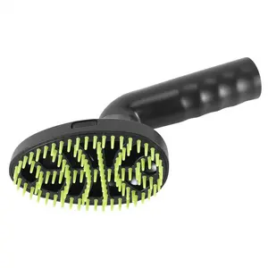 Hair Grooming Brush - Pet Grooming Brush Loose Puppy Hair Cat Dog Fur Vacuum Cleaner Nozzle Cleaning Black + Green Steamy Self-Cleaning fur removal 3 in
