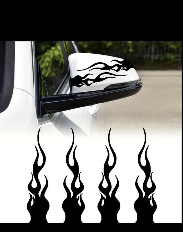 Flamas Car Sticker - Unique Design, High-Quality Print, Perfect for Personalizing Cars and Car enthusiasts