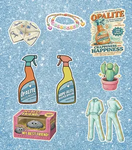 Cute Opalite Things Magical Results Stickers, Cute Stickers Decal for Book Laptop Drinkware Decoration 453111