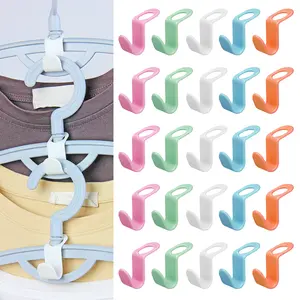 SLMT Clothes Hanger Connector Hooks 50PCS Space Saving Hanger Extender Hooks Closet Organizer for Plastic Hangers Velvet Hangers Wooden Hangers Wire Hangers Heavy Duty Hangers… Hanging Lightweight