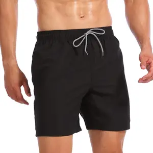 Men's Quick Dry Swim Trunks with Mesh Lining, 7 Inch Beach Shorts with Pockets for Swimming Pool Summer Vacation