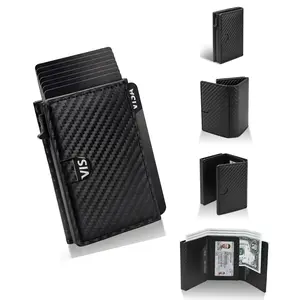 2026's Upgrade Men's RFID Blocking Wallet, Minimalist Business Design, Dual-Fold with Pop-Out Card Slots, ID Window & Cash Compartment, Christmas Gift for Man oldis  road  wallet