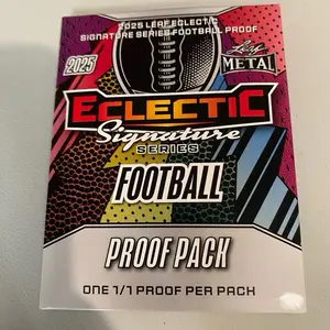 Signature Series Football 1/1 Proof Pack - One 1/1 Proof Per Pack Collectible Trading Card