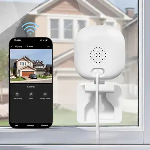 Smart Window/Wall Camera,2.4G WiFi Wall Camera,24/7 Indoor Outdoor Security CCTV Monitoring,IR Night Vision,AI Human Motion Detection,2-Way Aduio,Wireless Surveillance Camera,Home Monitoring Camera,IP Camera,Camera Systems,Easy&Quick Install