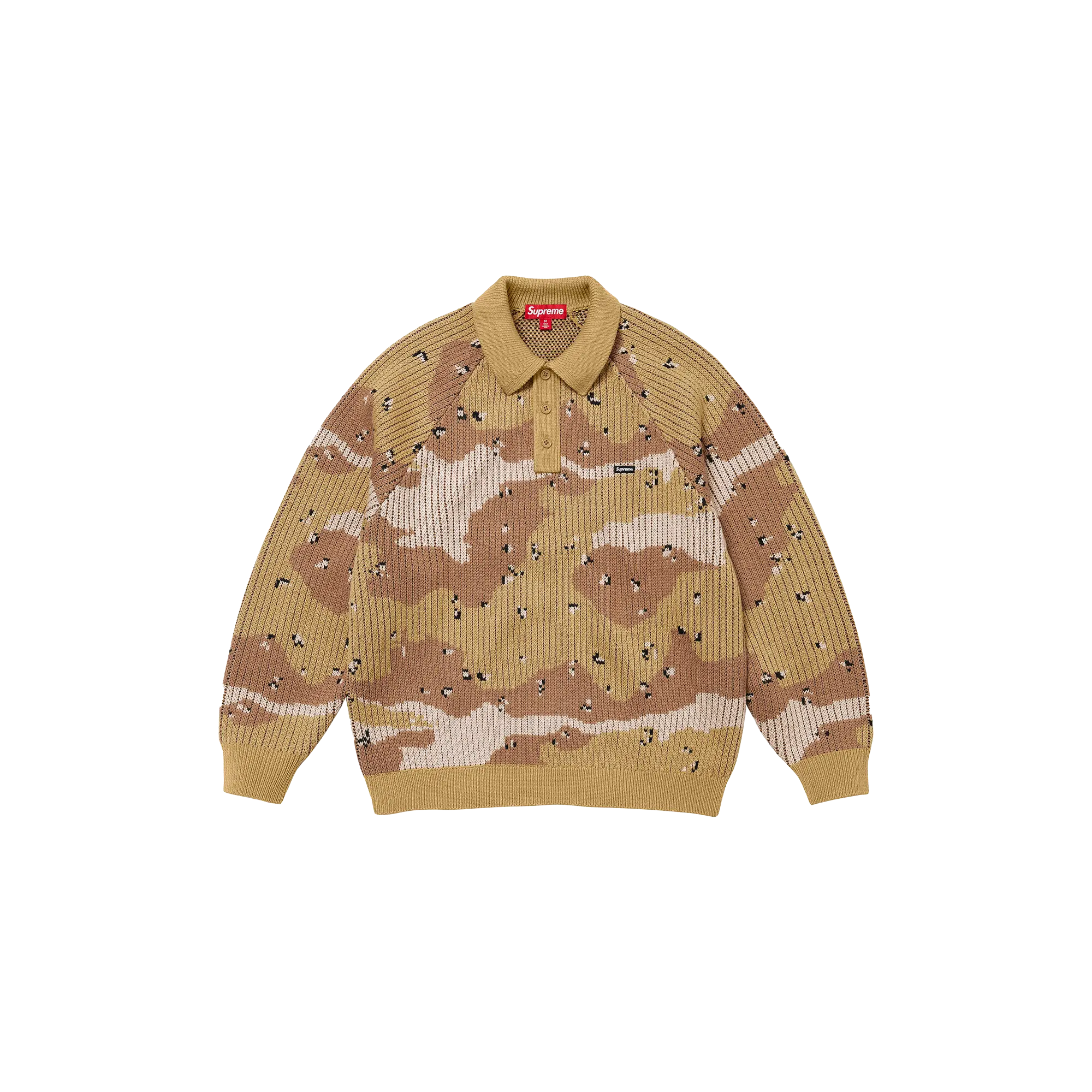 Small Box Polo Sweater "FW24 - Desert Camo" SU25465