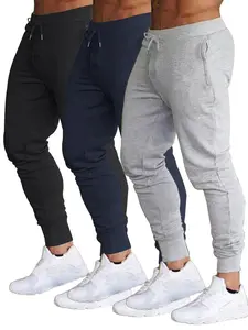Men's 3-Piece Pants Set, Spring & Fall Gym Shorts, Trendy Casual Sweatpants, Comfortable Athletic Wear