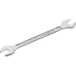 Hazet 450N-14X15 Double Open-End Wrench, 14x15mm