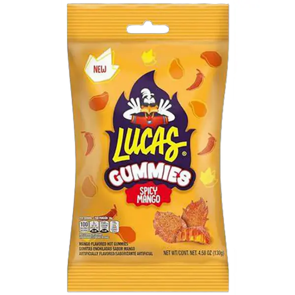 Lucas Gummy Spicy Mango Candy