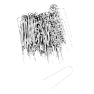 Greenscapes  1 x 6 in. Steel Landscape Fabric Pins - Pack of 100