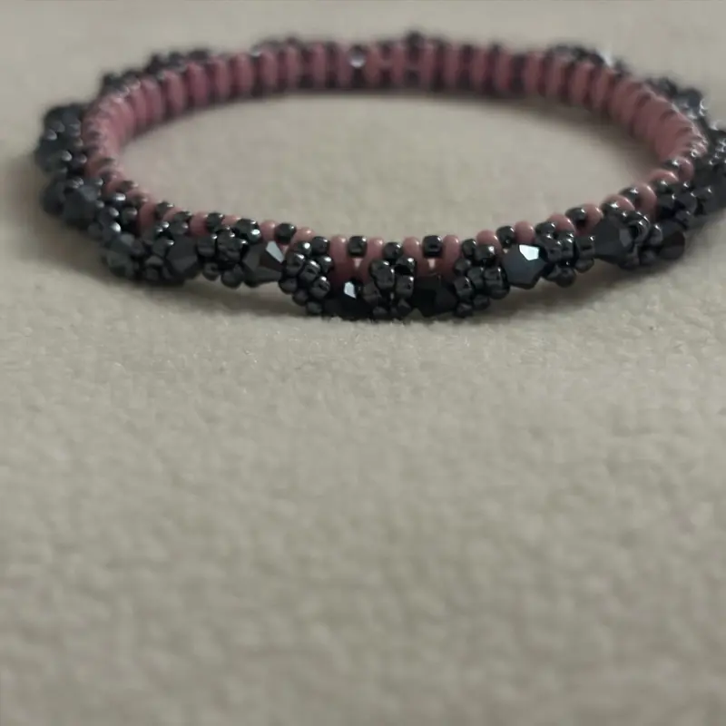 Twilight Mosaic Bracelet, Dainty Handmade Jewelry for Women, Fashion Accessory for Daily Wear