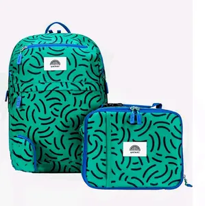 16" School Backpack with Lunchbox Combo - Durable and Convenient for Students and Hikers