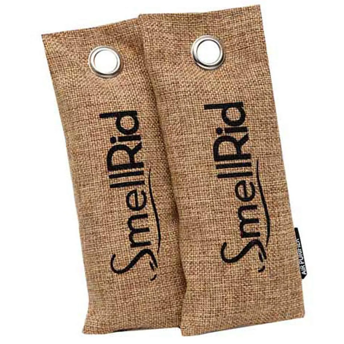 SMELLRID Reusable Strong Shoe Smell Eliminator Pouches [2 Pack]. Natural Air Freshener for Shoes, Sneakers, Boots, Gym Bags, Lockers, Drawers