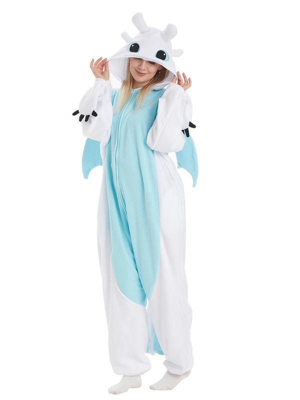 UnisexMenWomenToothlessDragonJumpsuitPajamasJumpsuit-CartoonAnimalsHalloweenandChristmasPartyCostumes,CozyCasualSleepwearsuit