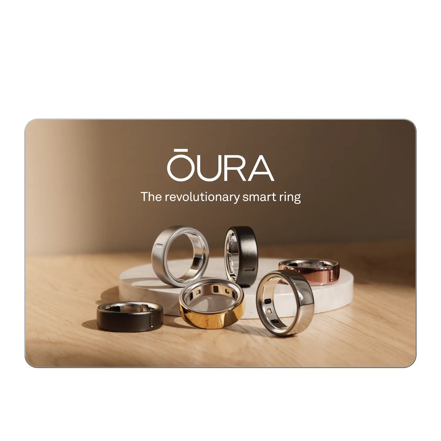 Oura Ring eGift Card - Multi-Size Smart Ring for Sleep, Recovery, Wellness Tracking
