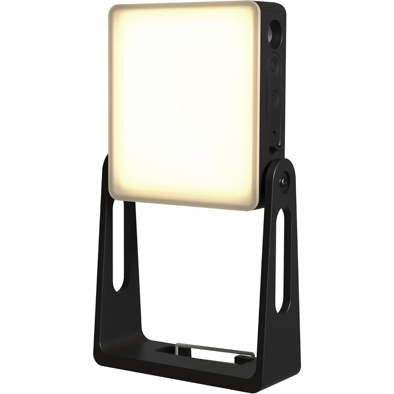 Portable LED Camping Light, 3 Modes,Rechargeable 4000mAh Dimmable Camping Lantern with 360° Rotatable Stand, 2-in-1 Flashlight Emergency Camping Lamp for Home Power Outages, Outdoor Hiking,HurricaneGift.