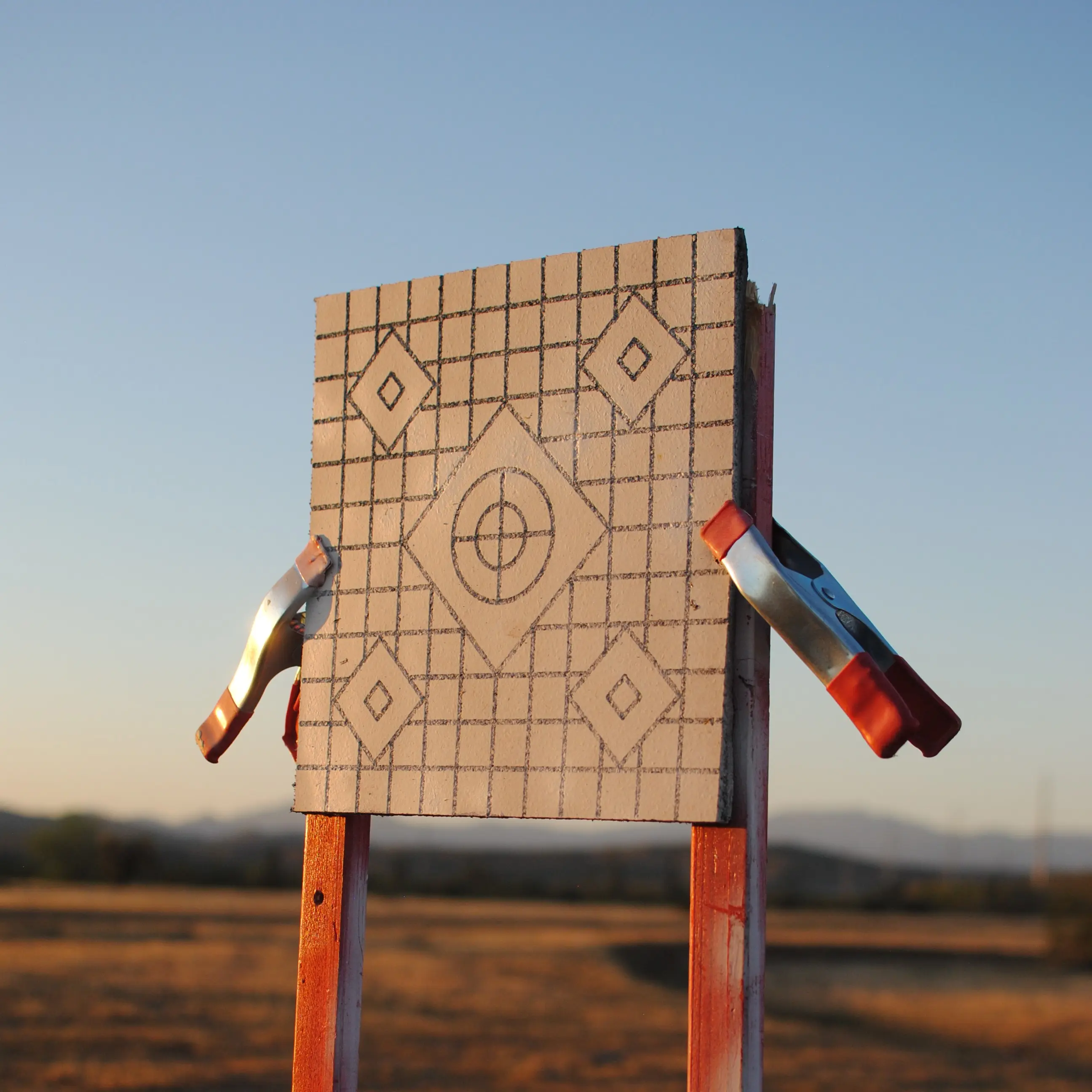 Infinite Defense Sight-In Infinity Target Self-Healing, 12 inch Grid for sighting in optics