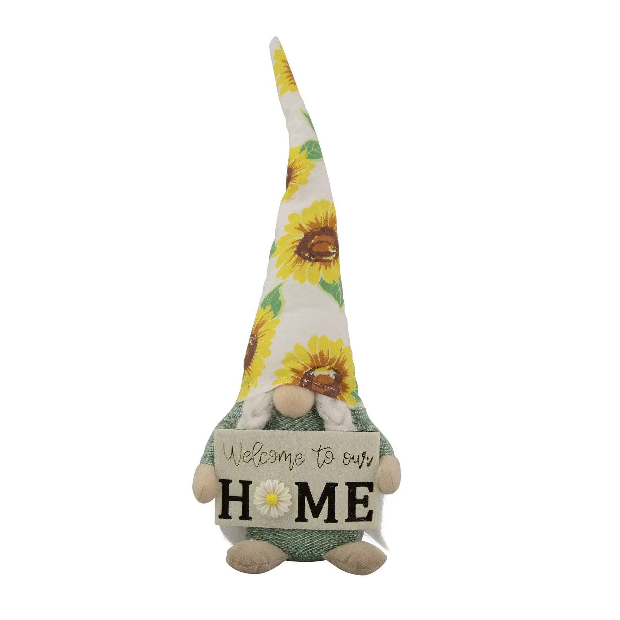 Northlight Welcome to Our Home Spring Gnome with Sunflower Hat