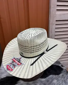 Bullhide Ivory & Black Keep Riding 25X Straw Western Cowboy Hat 2992