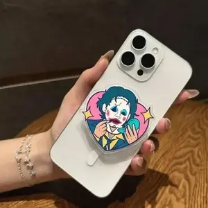 Cute Slasher Horror Magnetic Phone Grip, Magsafe Compatible Kindle Holder. Aesthetic Quality Print. Perfect Gift for Readers, Strong Removable Magnet.