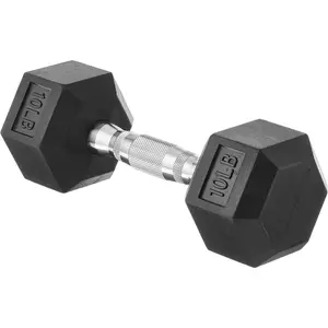 Adjustable dumbbells Basics Rubber Hex Dumbbell Hand Weight