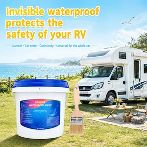 **Waterproof Invisible Sealant 5kg - 1-Coat Leak Stopper, Sun-Resistant, Water Based, Non-Toxic Odorless for DIY Roof Repair & Wet Areas**