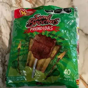 Sandi brochas prendidas watermelon lollipop Candy