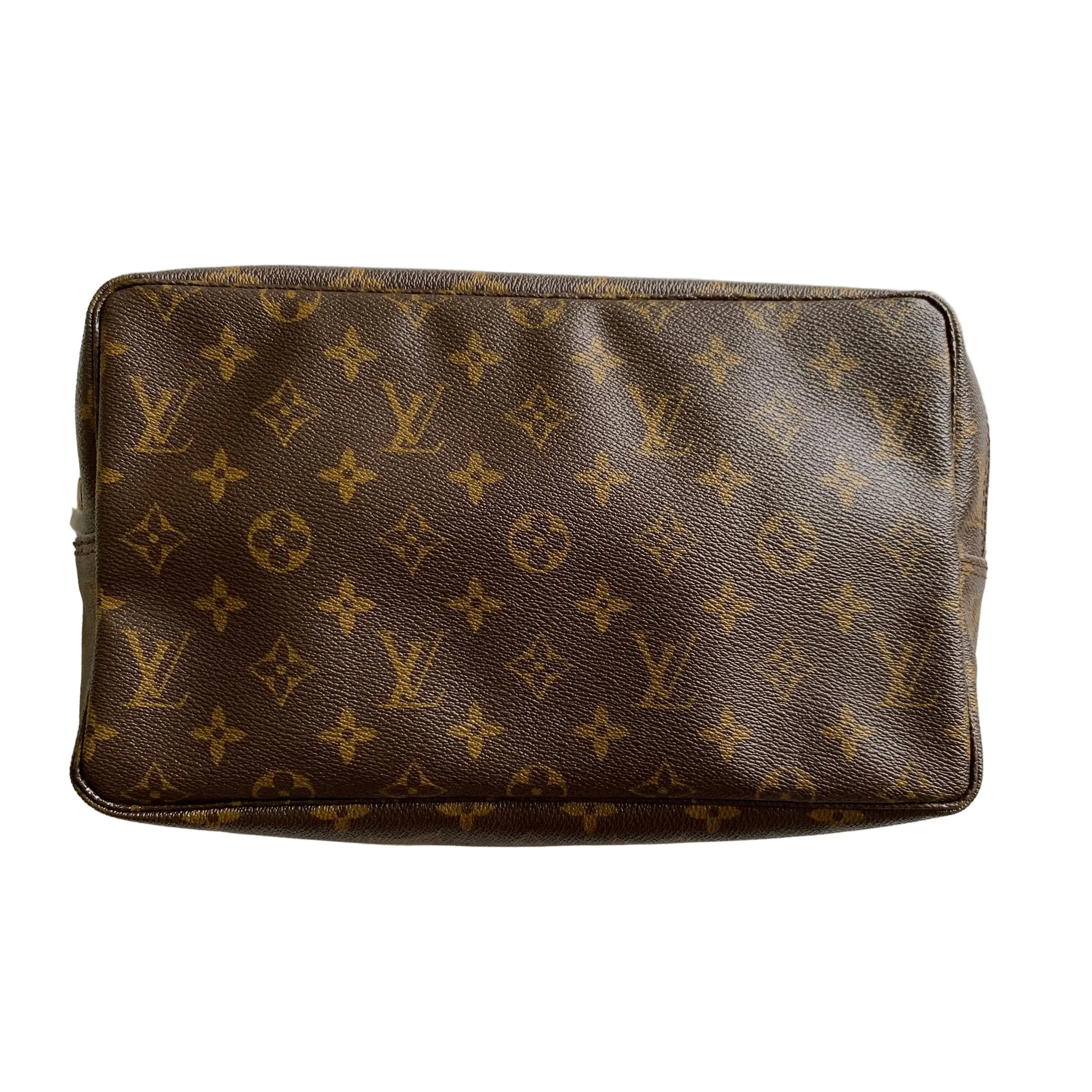 Pre-owned Louis Vuitton Unisex Mini Bags monogram cosmetic pouch bag 28 Authentic with COA 12x75x32