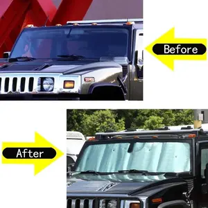 For 2003-2007 Hummer H2 car front windshield full-window glass sunscreen sunshade car interior protection accessories