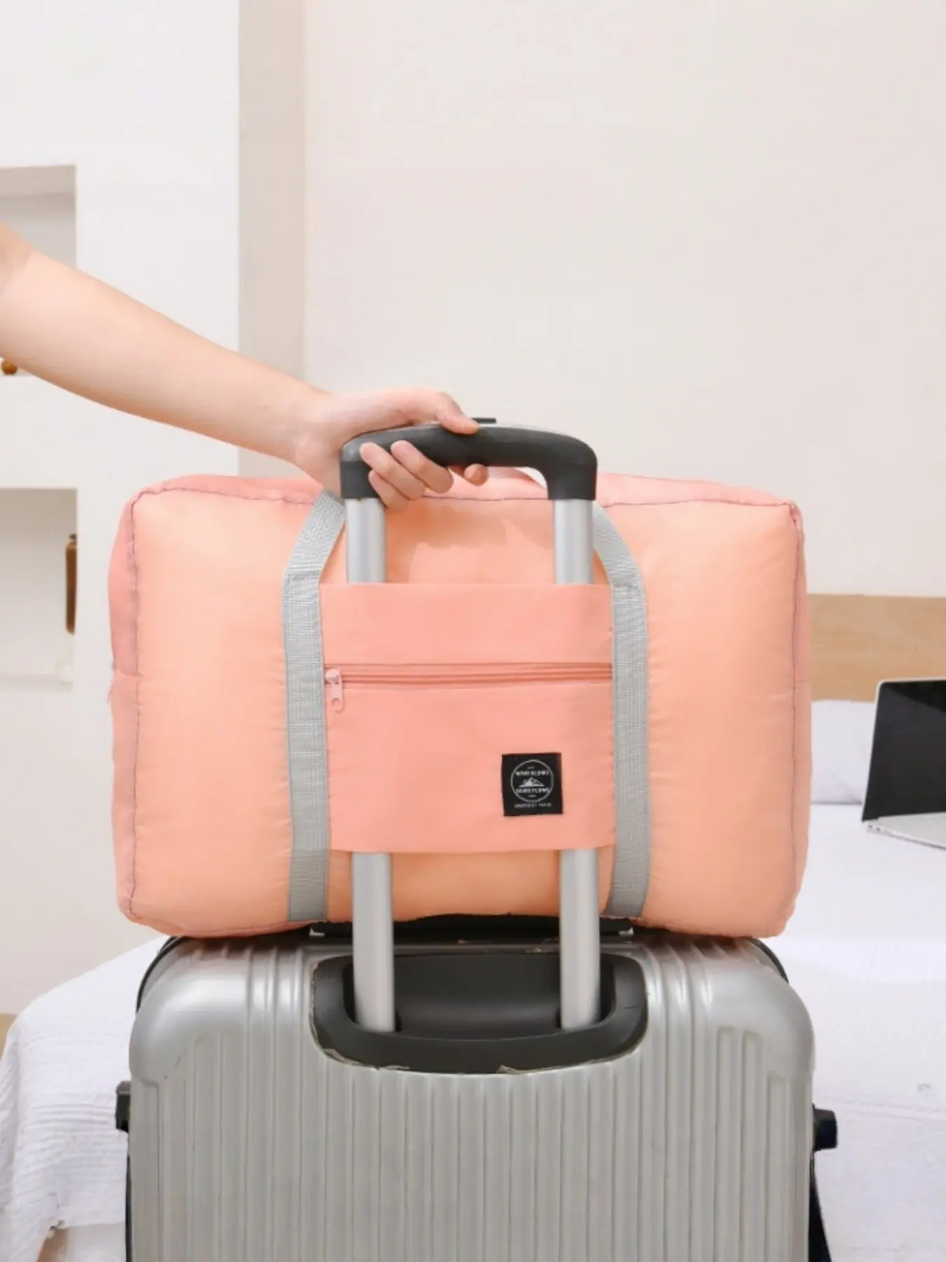 Large Capacity Handheld Short Haul Travel Bag, Student Dormitory Luggage Bag, Lightweight Maternity Bag Storage Bag, Travel Duffle Bag, Travel Duffels, Portable Travel Bag, Travel Essentials Bag, Zipper Travel Bag