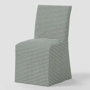 Replacement Slipcover Only for Kay Dining Chair in Micro Gingham Emerald - Threshold