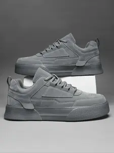 Men's Fashionable Lace Up Low Top Sneakers, Fashion Walking Sneakers, Casual Comfortable Breathable Sports Shoes, Male All-match Round Toe Shoes for Daily Wear, Closed