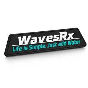 WavesRx Rubber Logo Life Vest patch (2PACK)