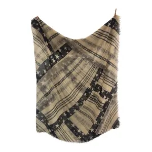 Pre-owned CHANEL Cashmere Small Leather Goods Large Stole