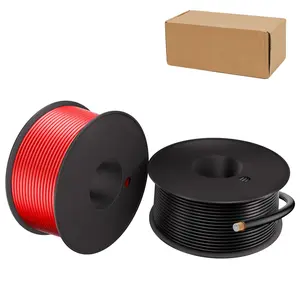 12/14/16/18 Gauge Electrical Wire 2 Pack Soft Flexible Copper-Clad Aluminum(CCA) 12-18 AWG PVC Wire for Lamp, Household Appliances RC Toys, Models, Auto, Electronics