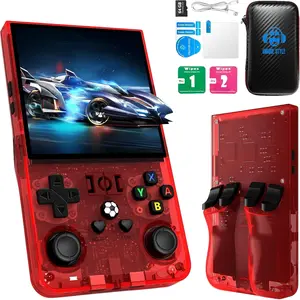 New R36max HD Retro Handheld Game Console, Home Gaming Machine, 3.5 Inch IPS Screen, 64GB Memory, Supports over 20,000 Games, Rechargeable Portable Console, Portable Arcade Video Game Machine